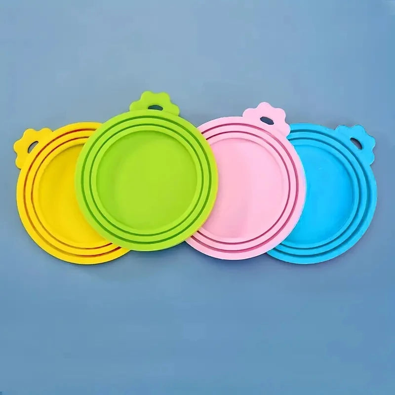 Reusable Silicone Pet Can Liner Keeps Food Fresh And Odorless