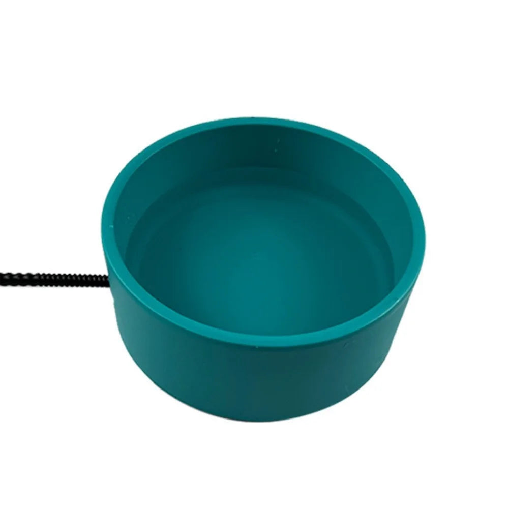 Heated Water Bowl 3.2 L Heated Pet Water Bowl Anti-Freeze Heated Pet Water Dish Provides Drinkable Water in Winter for Dog & Cat