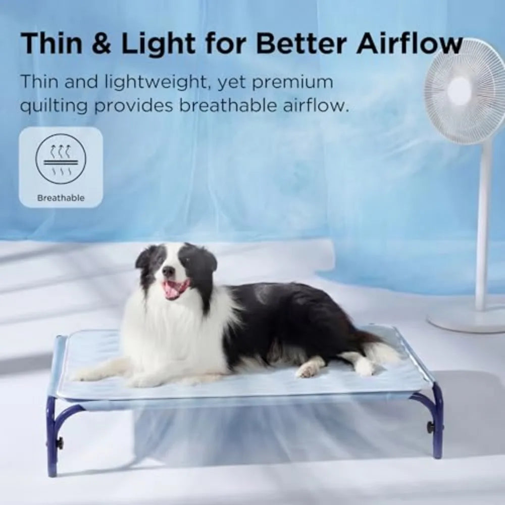 Cooling Dog Mat With Breathable Washable Fabric For Comfort