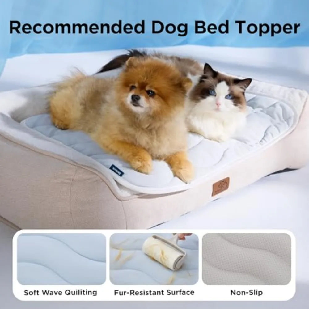 Cooling Dog Mat With Breathable Washable Fabric For Comfort