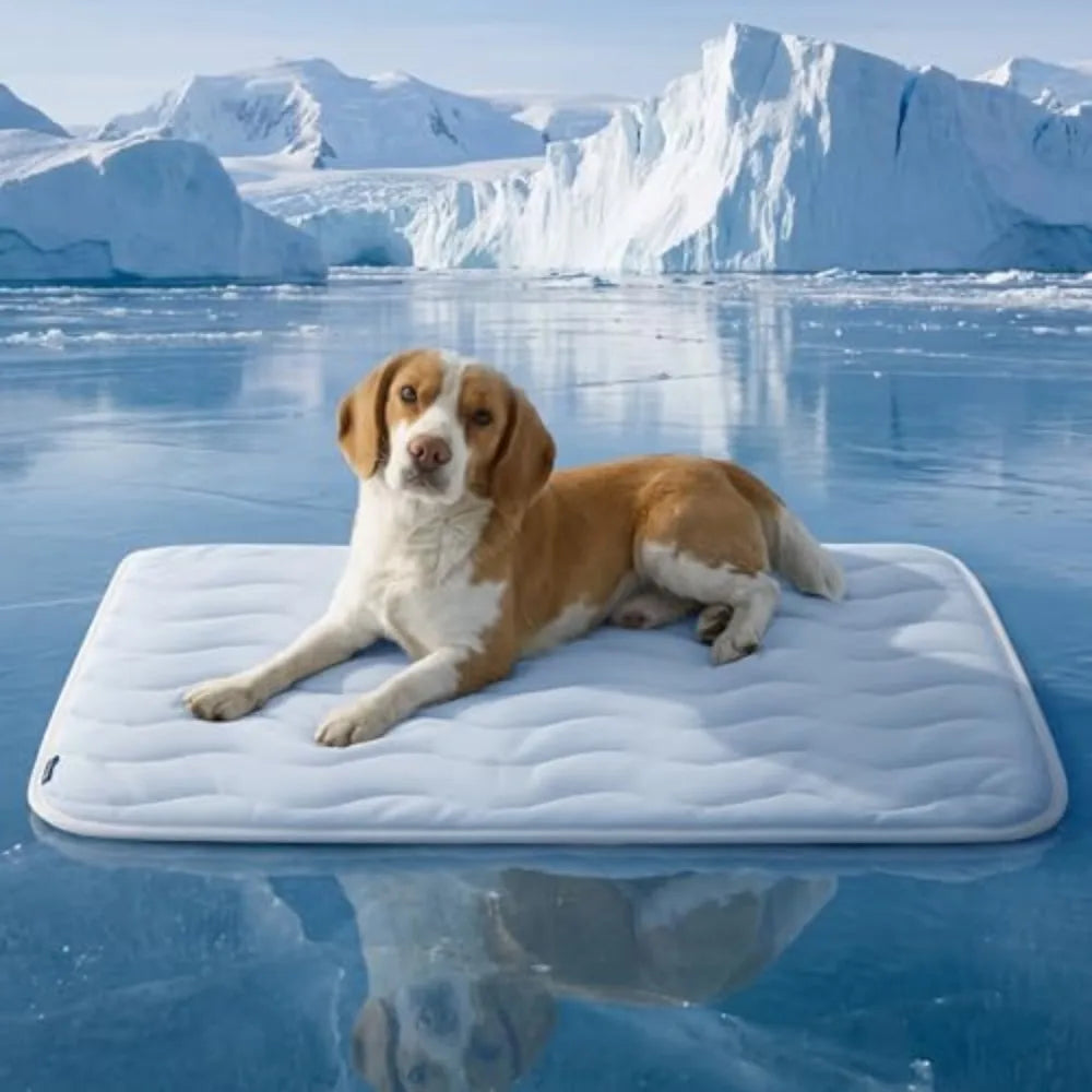 Cooling Dog Mat With Breathable Washable Fabric For Comfort