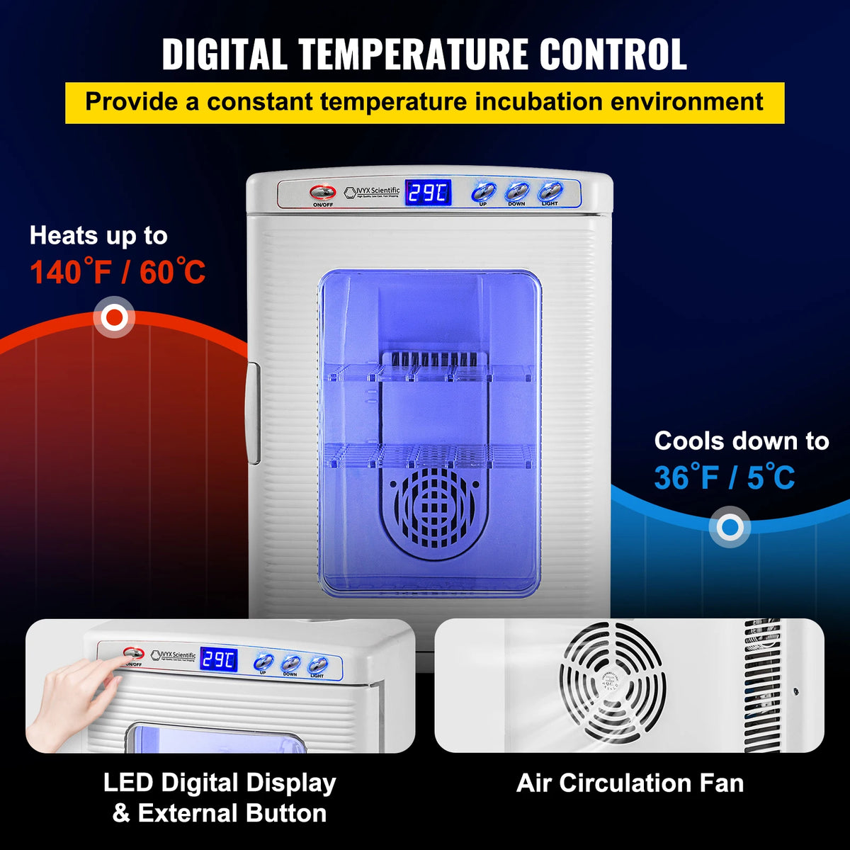 Automatic Reptile Egg Incubator For Scientific Laboratory Hatchery