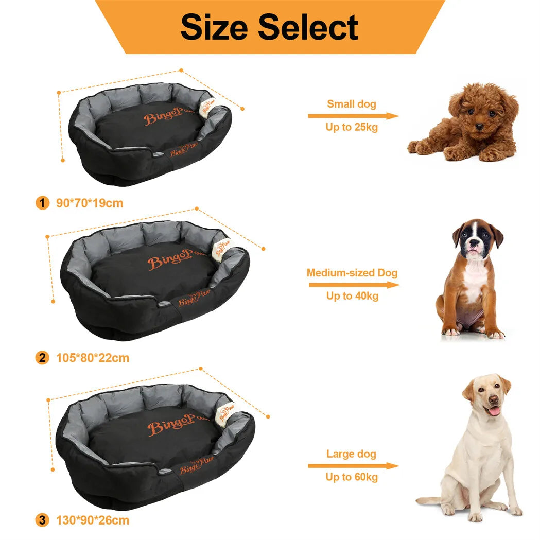 BORWART Waterproof Orthopedic Dog Sofa Bed With Removable Washable Cover