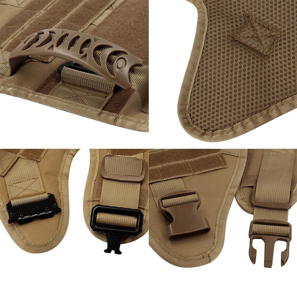 Petravel Padded Nylon Dog Harness And Adjustable Leash Set