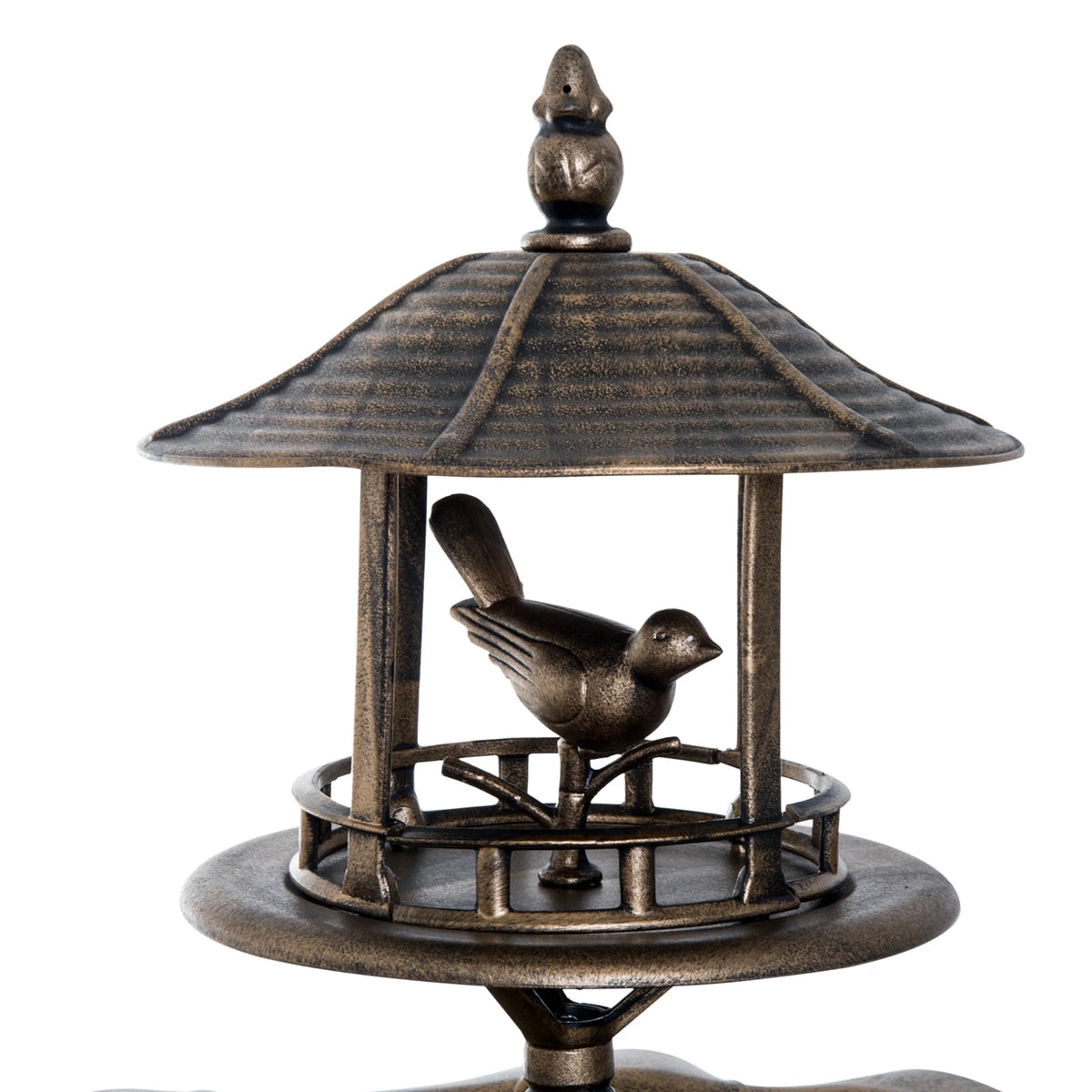 Outsunny 3 In 1 Outdoor Pedestal Bird Bath Feeder Planter