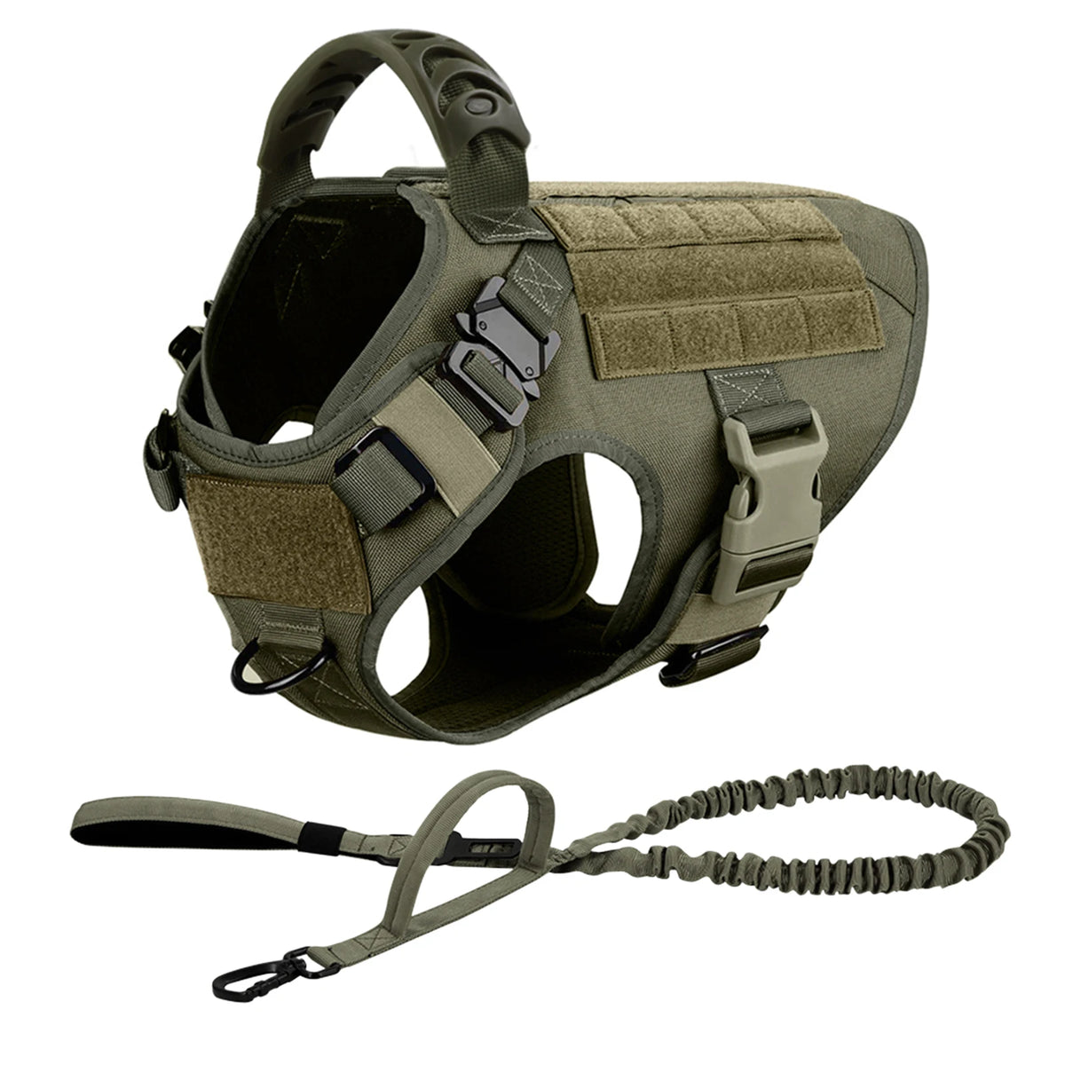 Petravel Padded Nylon Dog Harness And Adjustable Leash Set