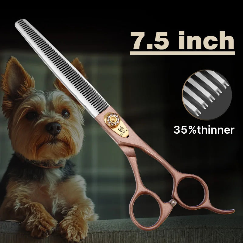 Fenice Premium JP440C Steel Pet Grooming Thinner Scissors