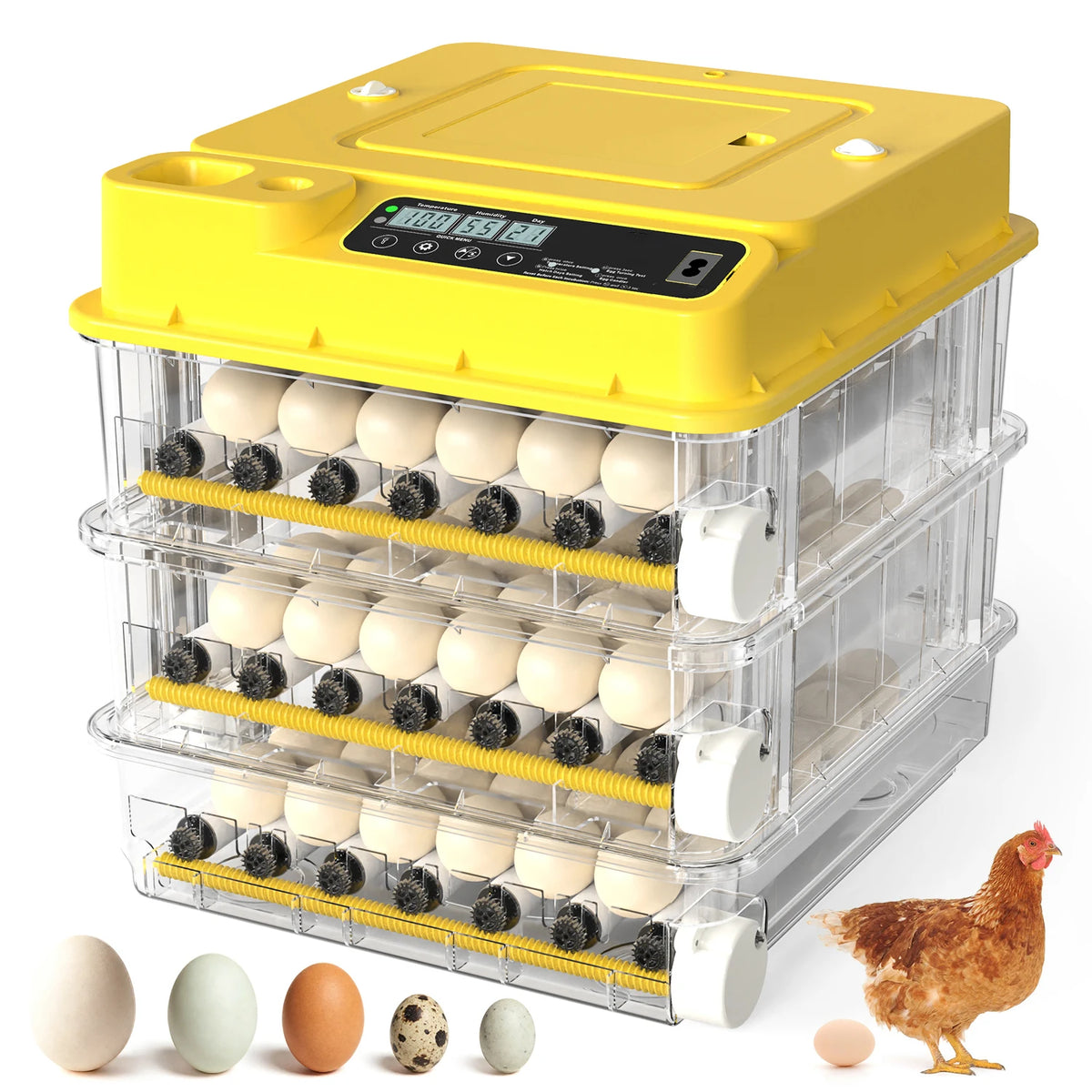 Fully Automatic Egg Incubator With Temperature And Turning For Poultry