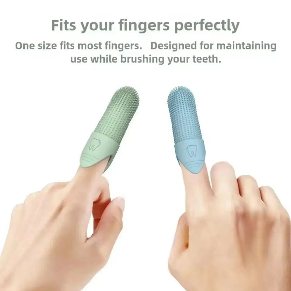 Soft Silicone Finger Toothbrush For Dog Dental Care And Cleaning