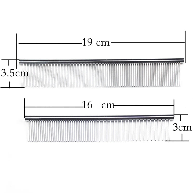 Stainless Steel Dog Comb Pet Hair Removal and Dematting Grooming