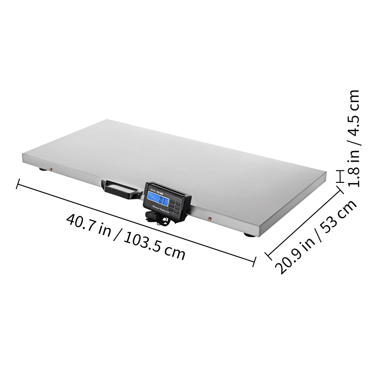 SucceBuy Digital Stainless Steel Livestock Scale For Pet And Shipping