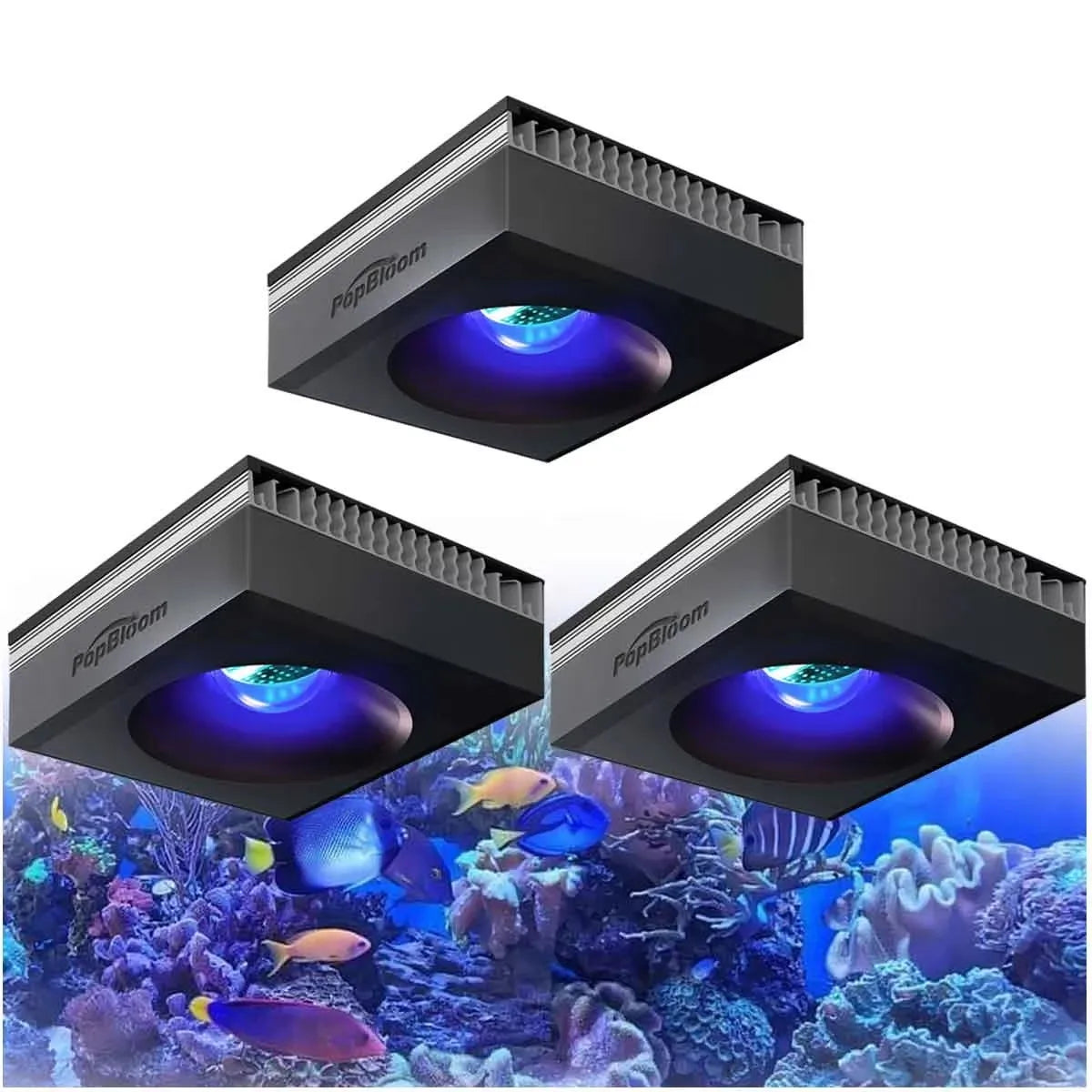 PopBloom RL90 WiFi LED Reef Aquarium Light For Coral Growth