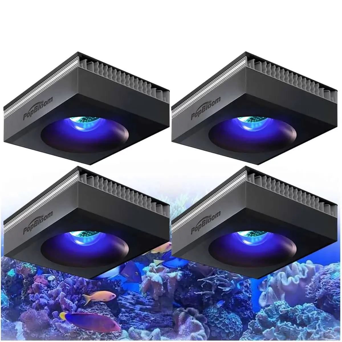 PopBloom RL90 WiFi LED Reef Aquarium Light For Coral Growth