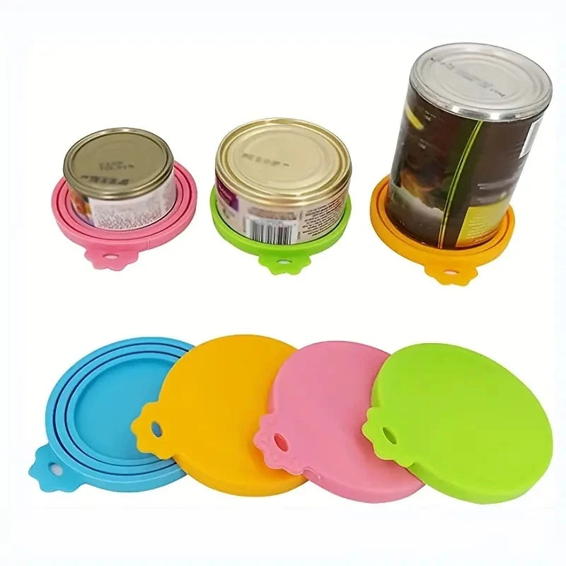 Reusable Silicone Pet Can Liner Keeps Food Fresh And Odorless