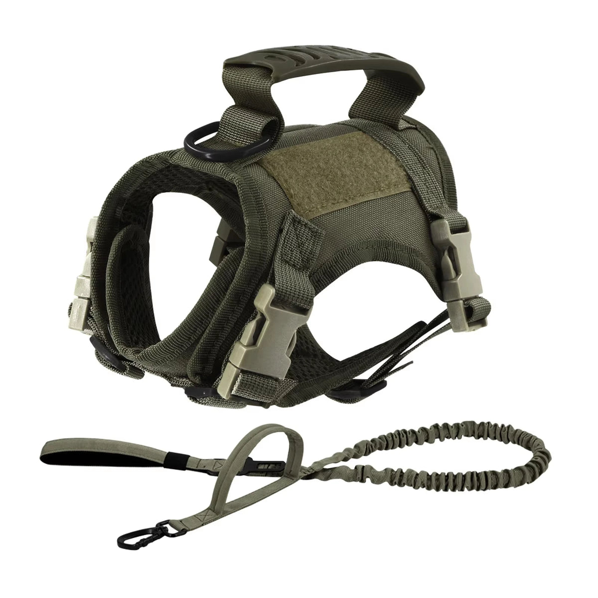 Petravel Tactical Puppy Harness Leash Set For Walking And Training