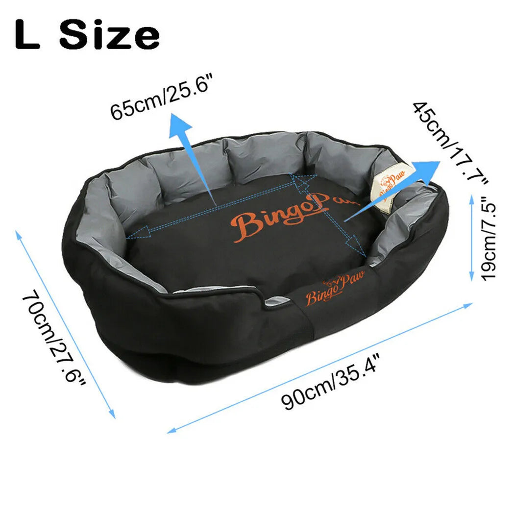 BORWART Waterproof Orthopedic Dog Sofa Bed With Removable Washable Cover