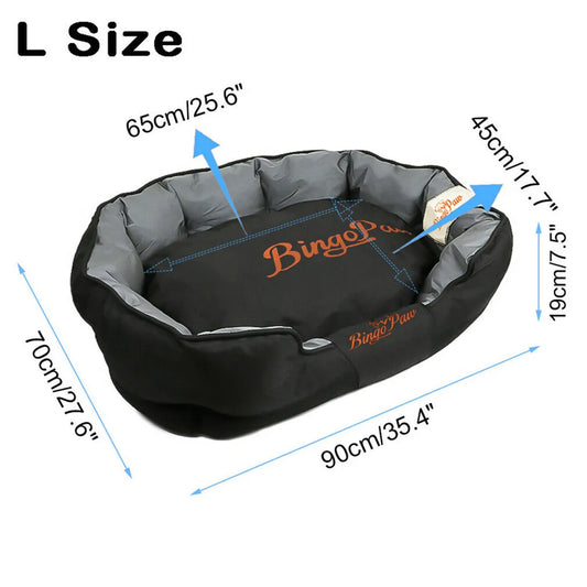 BORWART Waterproof Orthopedic Dog Sofa Bed With Removable Washable Cover