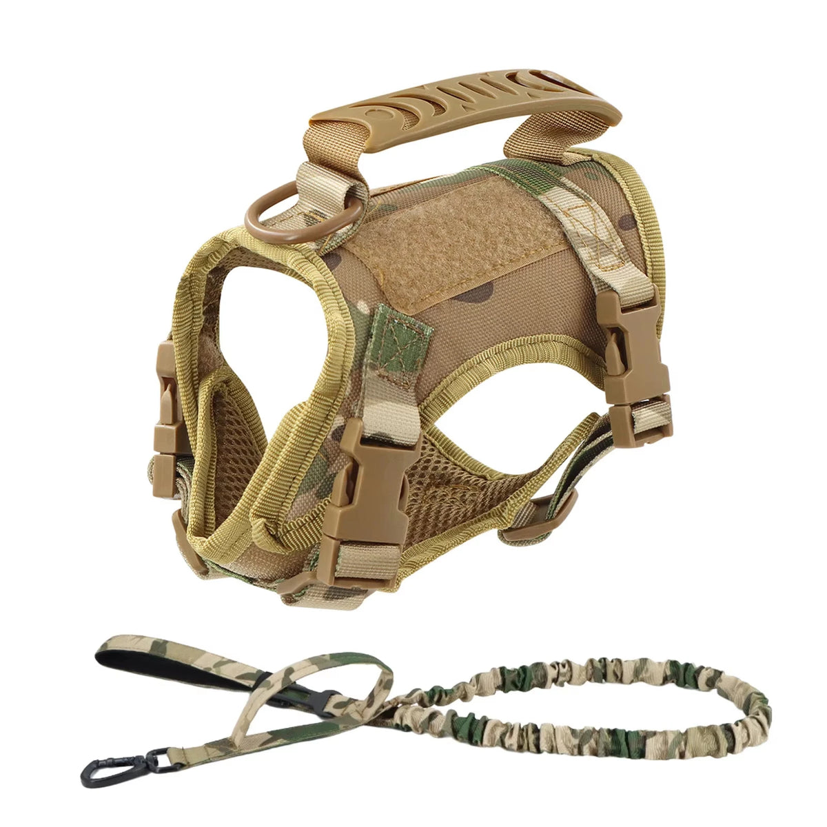 Petravel Tactical Puppy Harness Leash Set For Walking And Training