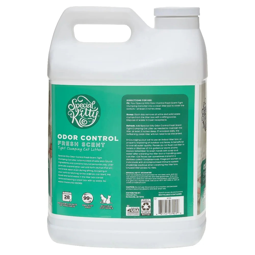 Special Kitty 4-Pack Clumping Clay Cat Litter With Fresh Scent