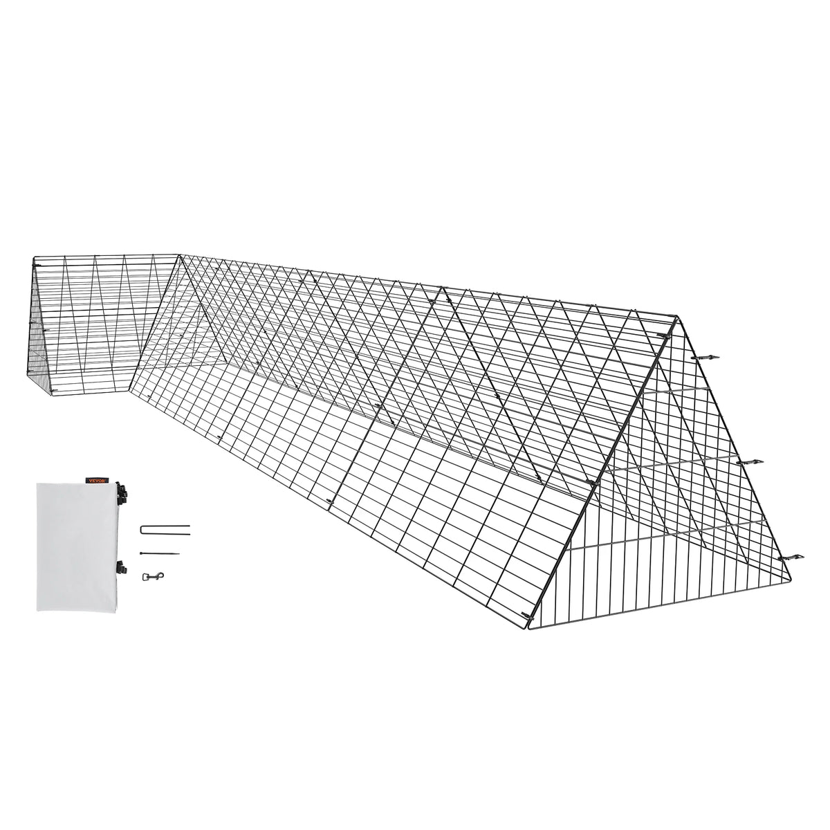 SucceBuy Portable Iron Chicken Tunnel For Outdoor Garden Use