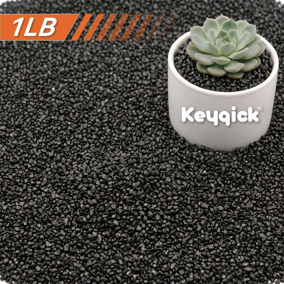 Decorative Black Aquarium Sand Gravel for Fish Tanks and Plants