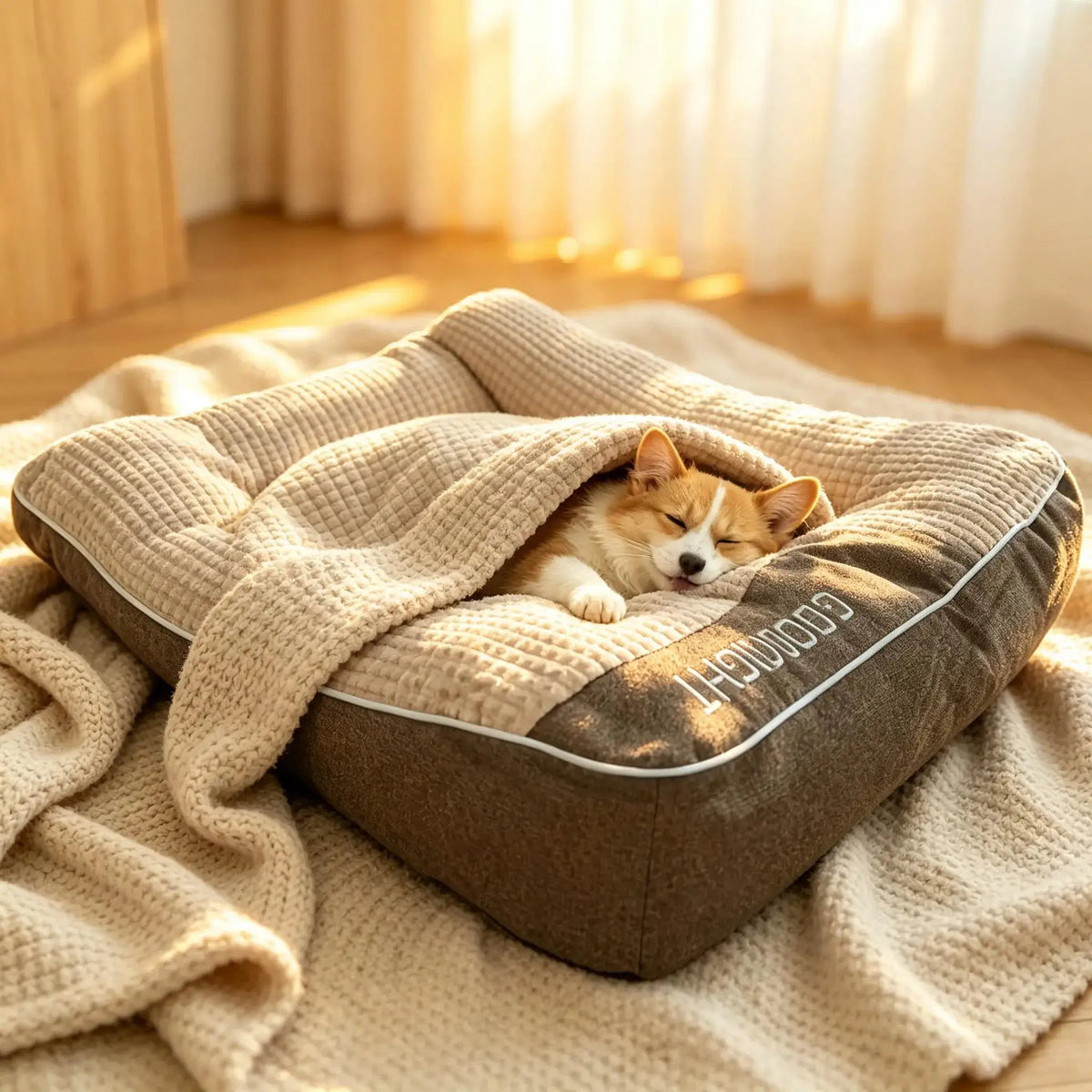 BOFNL Comfortable Dog Bed Soft Cozy Pet Sleeping Nest