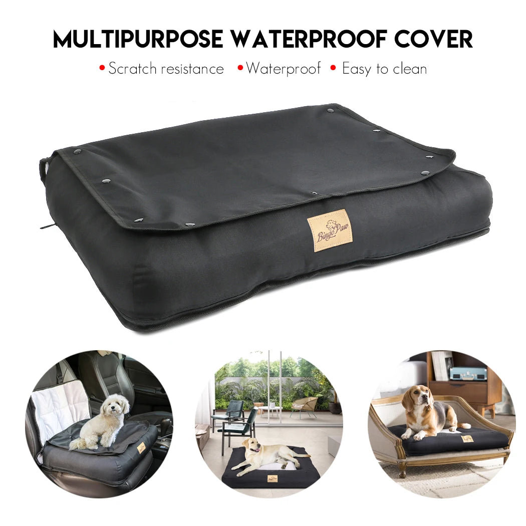 Bingopaw Waterproof Car Seat Dog Bed With Removable Cover
