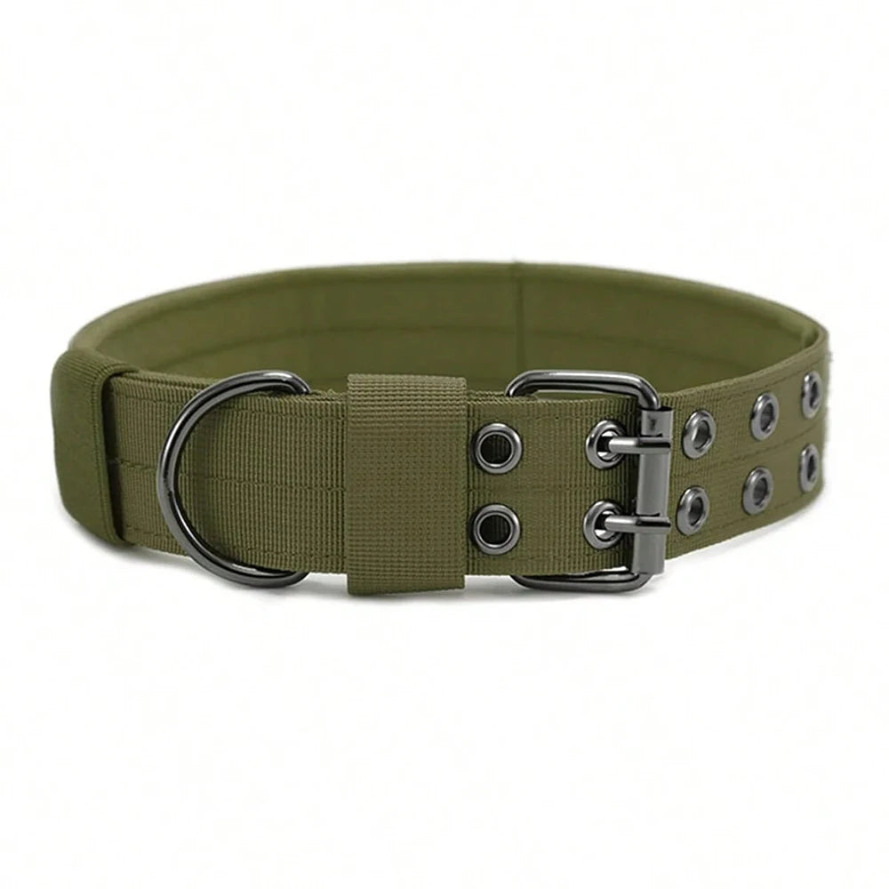 Tactical Dog Collar 1pc Durable Nylon Military Collars Outdoor For Medium Large Dogs Training Walking Working Pet Products