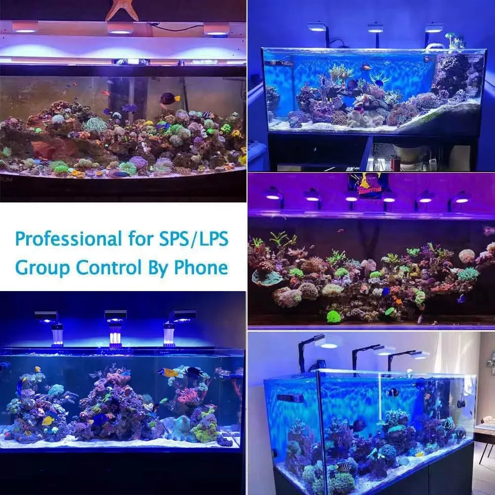 PopBloom RL90 WiFi LED Reef Aquarium Light For Coral Growth