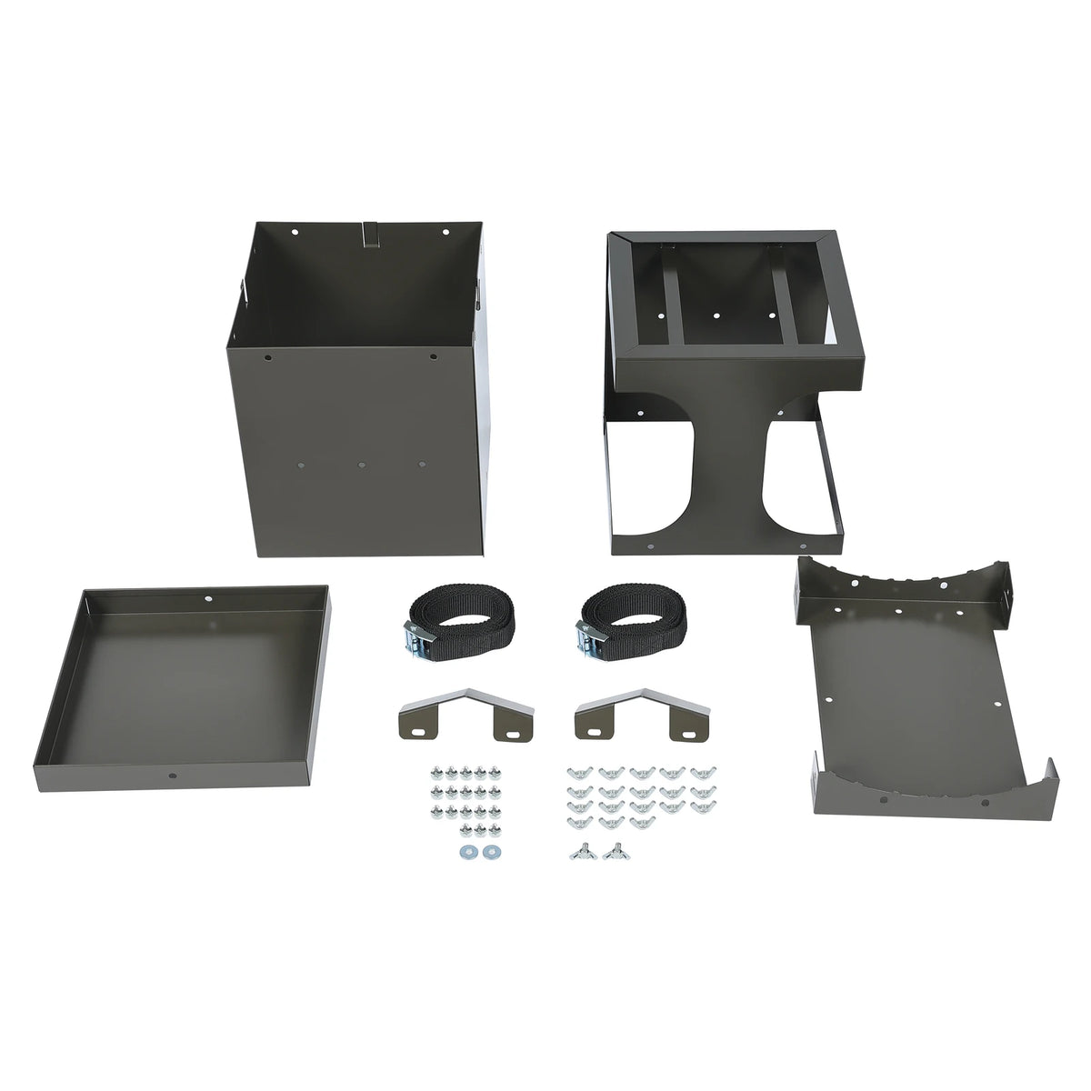 Heavy Duty Deer Feeder Holds 2 Blocks For Deer, Wildlife And Farm Animal Feeder