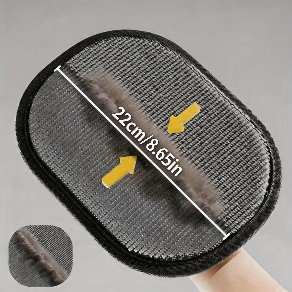 Double Sided Pet Grooming Gloves Anti Shedding Hair Removal For Cats