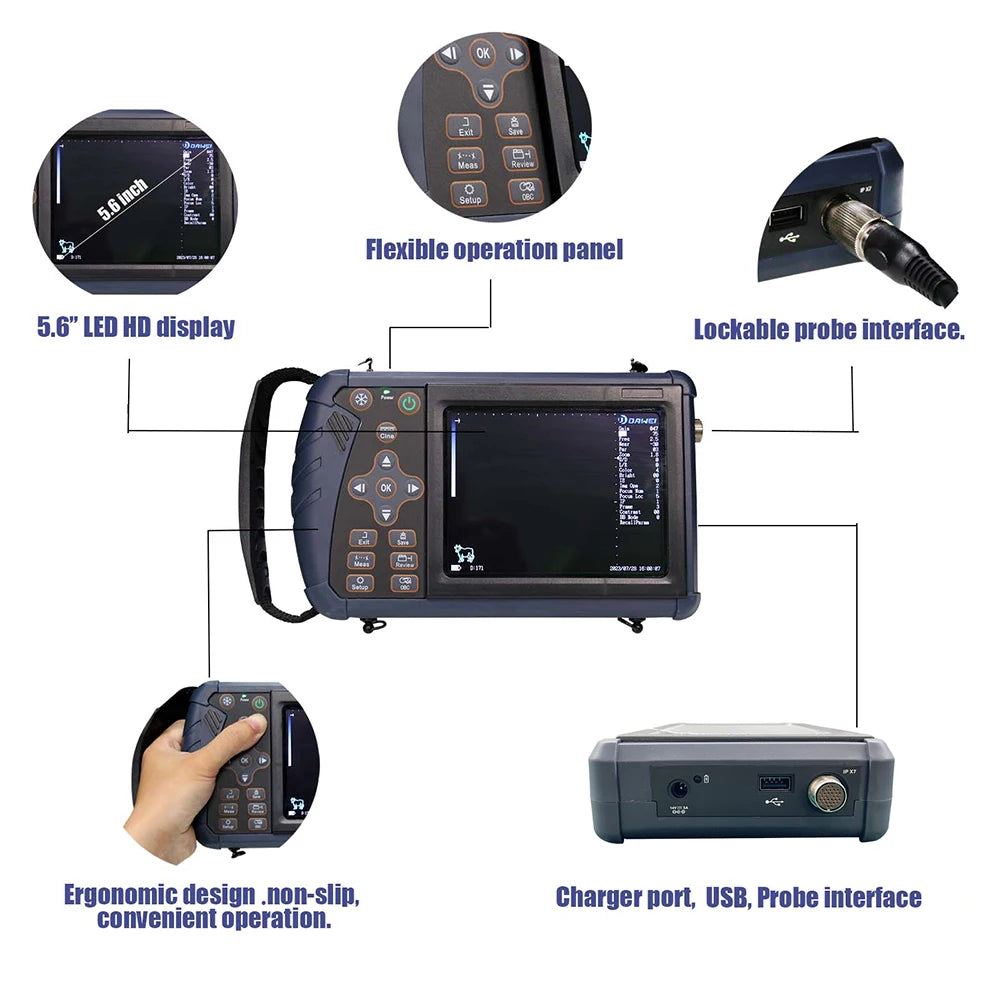 Dawei Portable Veterinary Ultrasound Scanner For Animals
