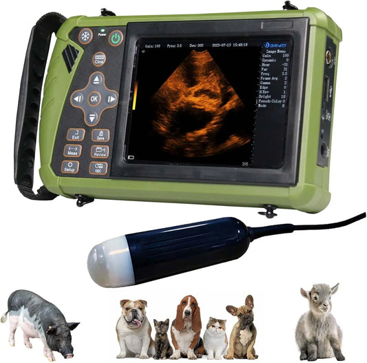 Dawei Veterinary Ultrasound Scanner with 3.5Mhz Convex Probe for Livestock