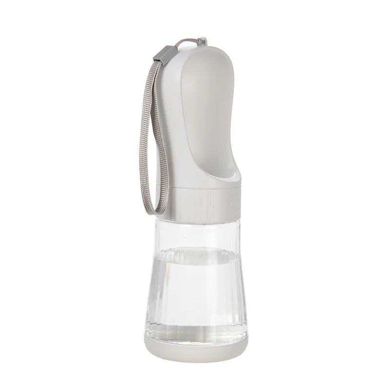 Portable Dog Water Bottle With Food Container For Travel Use