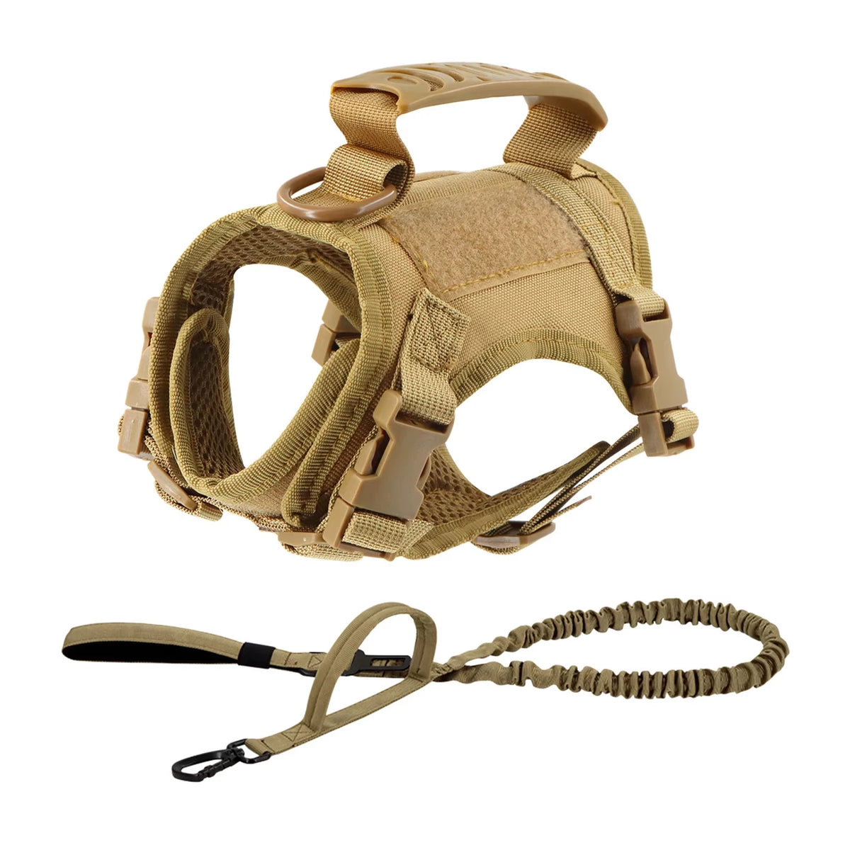 Petravel Tactical Puppy Harness Leash Set For Walking And Training