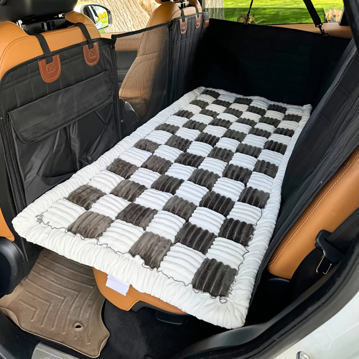 CWV Waterproof Coral Fleece Dog Bed And Car Seat Cover