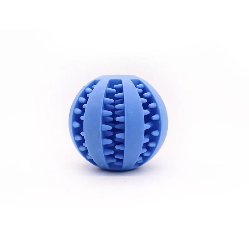 Rubber Teething Ball For Dog Chew Training And Interactive Play