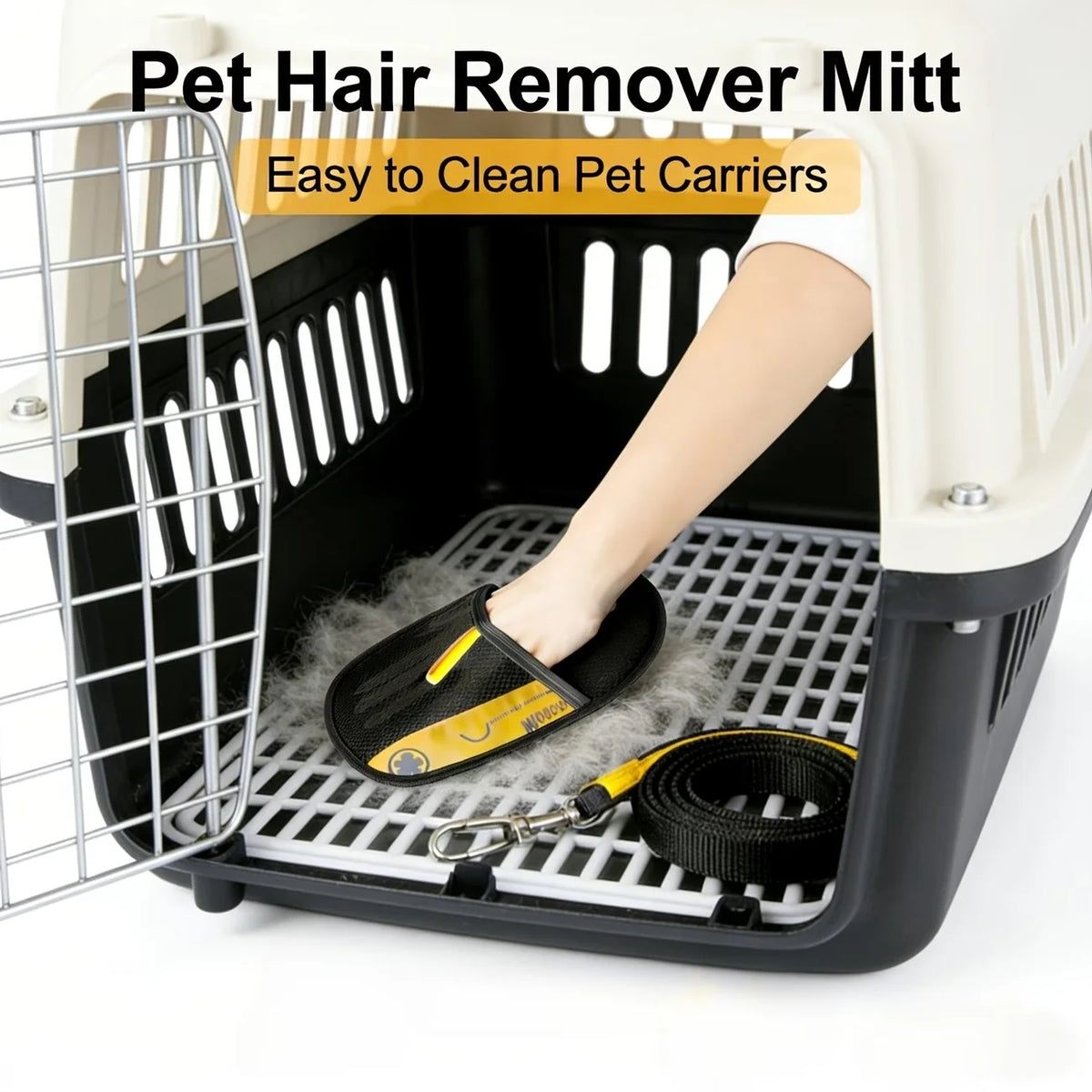 Double Sided Pet Grooming Gloves Anti Shedding Hair Removal For Cats