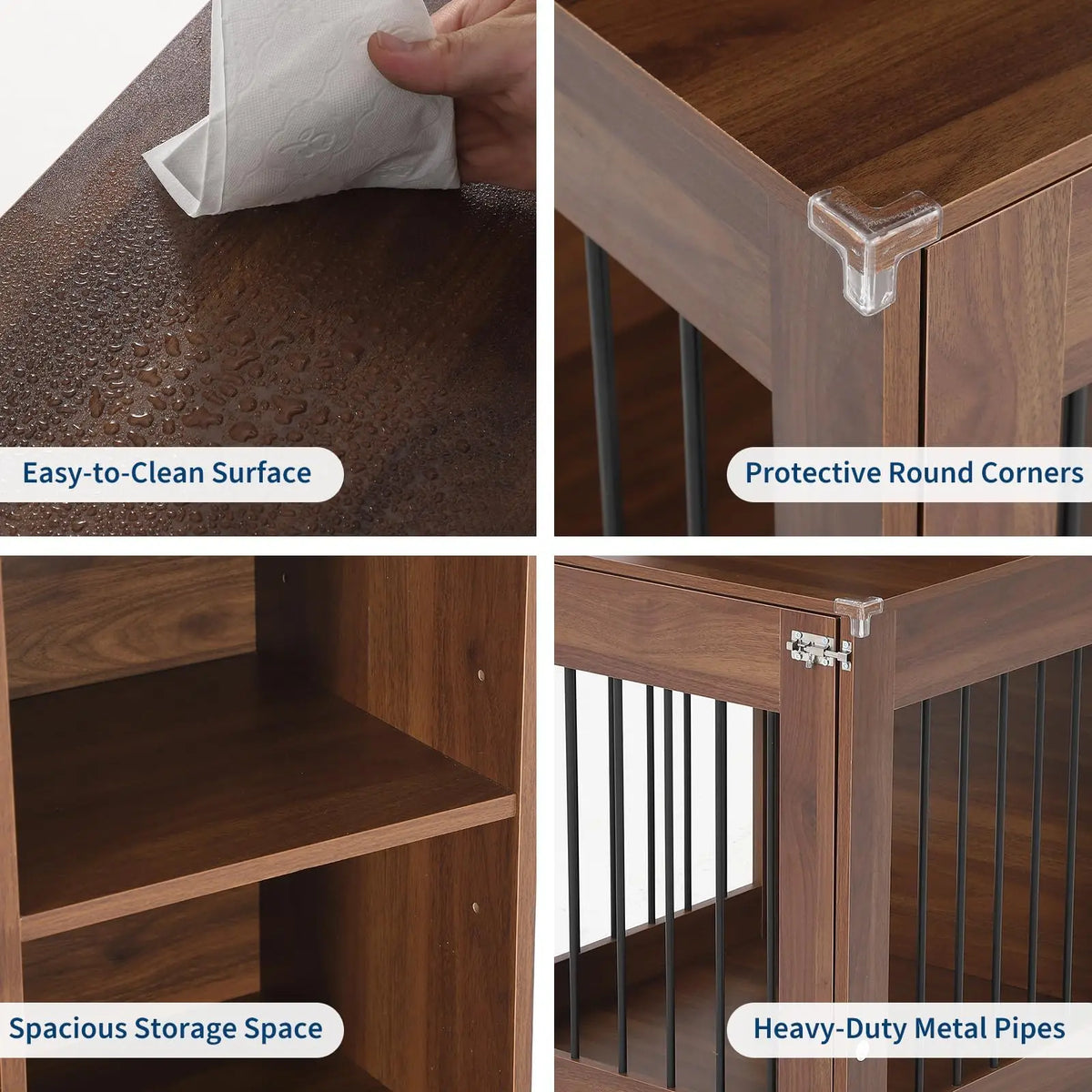 Dog Crate Furniture For Small Dogs Wooden Dog Kennel Nightstand