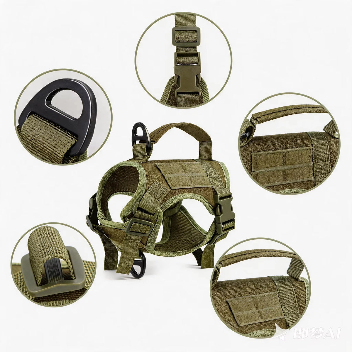 Petravel Tactical Cat Harness With Leash Set For Walking Cats