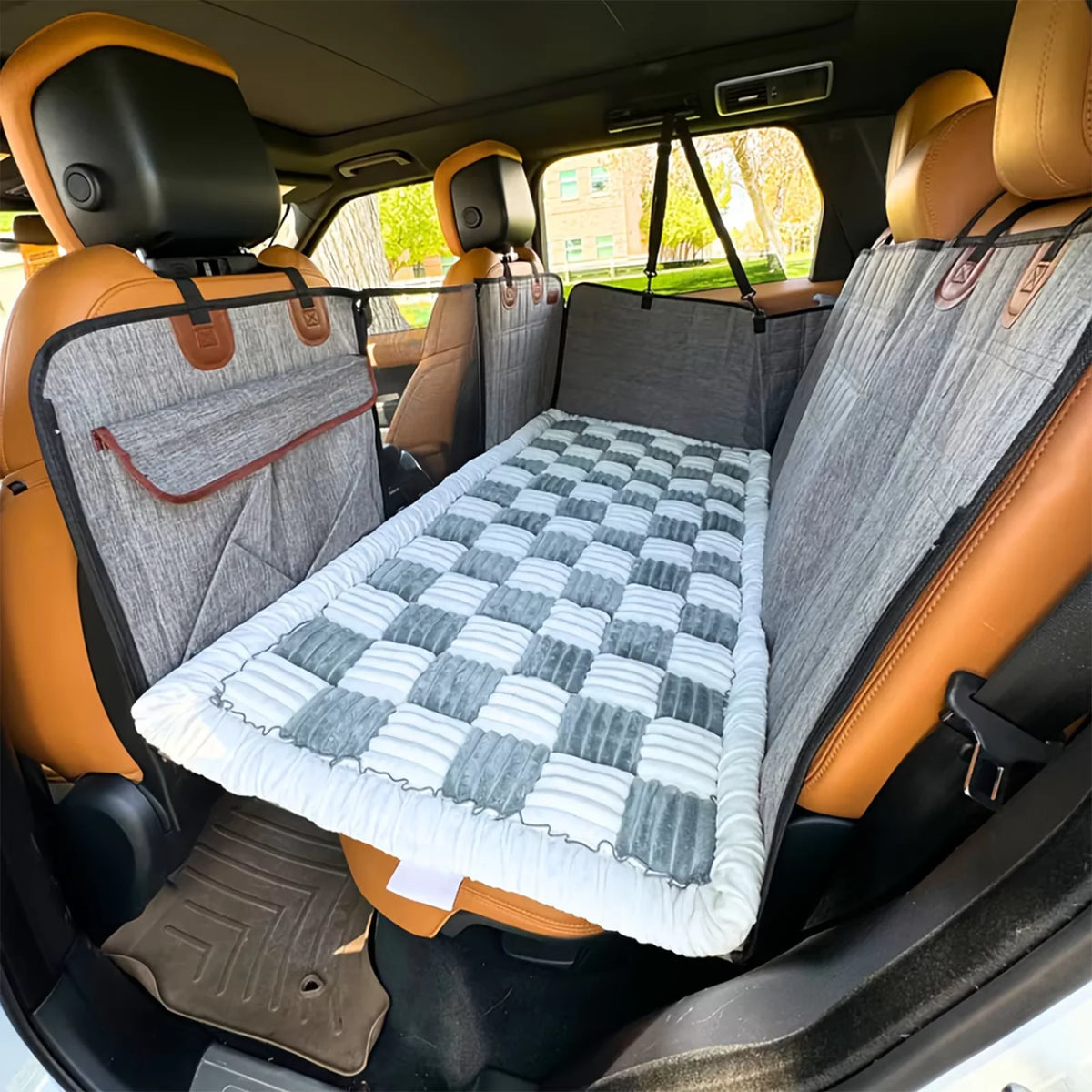 CWV Waterproof Coral Fleece Dog Bed And Car Seat Cover