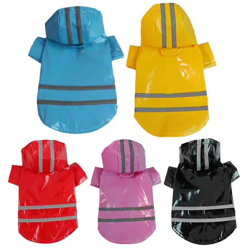 Waterproof Reflective Pet Raincoat Jacket For Dogs And Cats