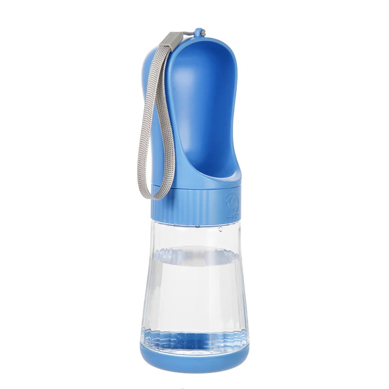 Portable Dog Water Bottle With Food Container For Travel Use