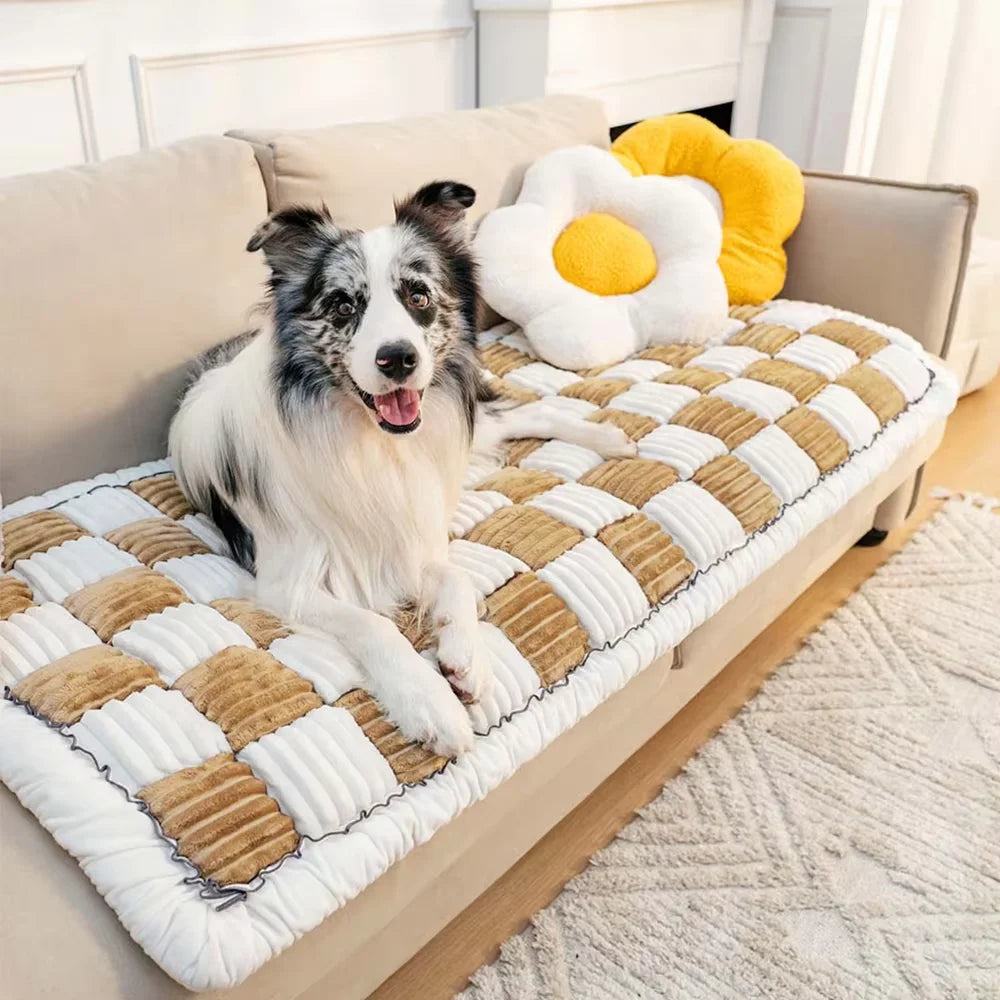 CWV Waterproof Coral Fleece Dog Bed And Car Seat Cover