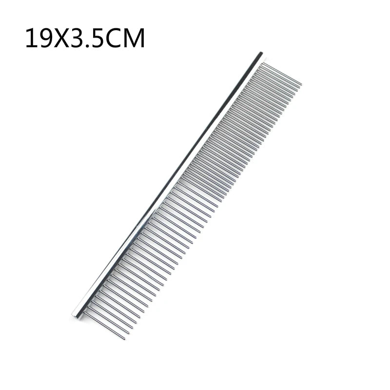 Stainless Steel Dog Comb Pet Hair Removal and Dematting Grooming