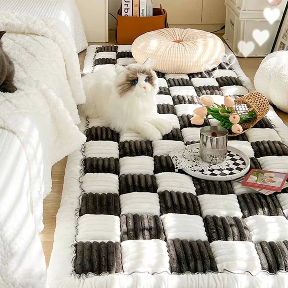 CWV Waterproof Coral Fleece Dog Bed And Car Seat Cover