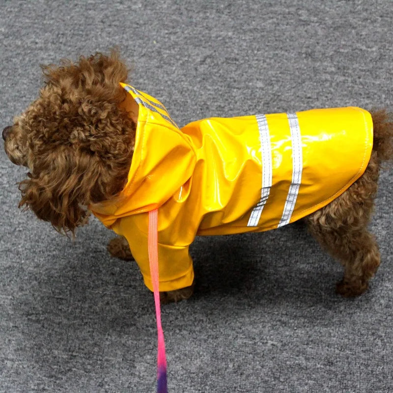 Waterproof Reflective Pet Raincoat Jacket For Dogs And Cats