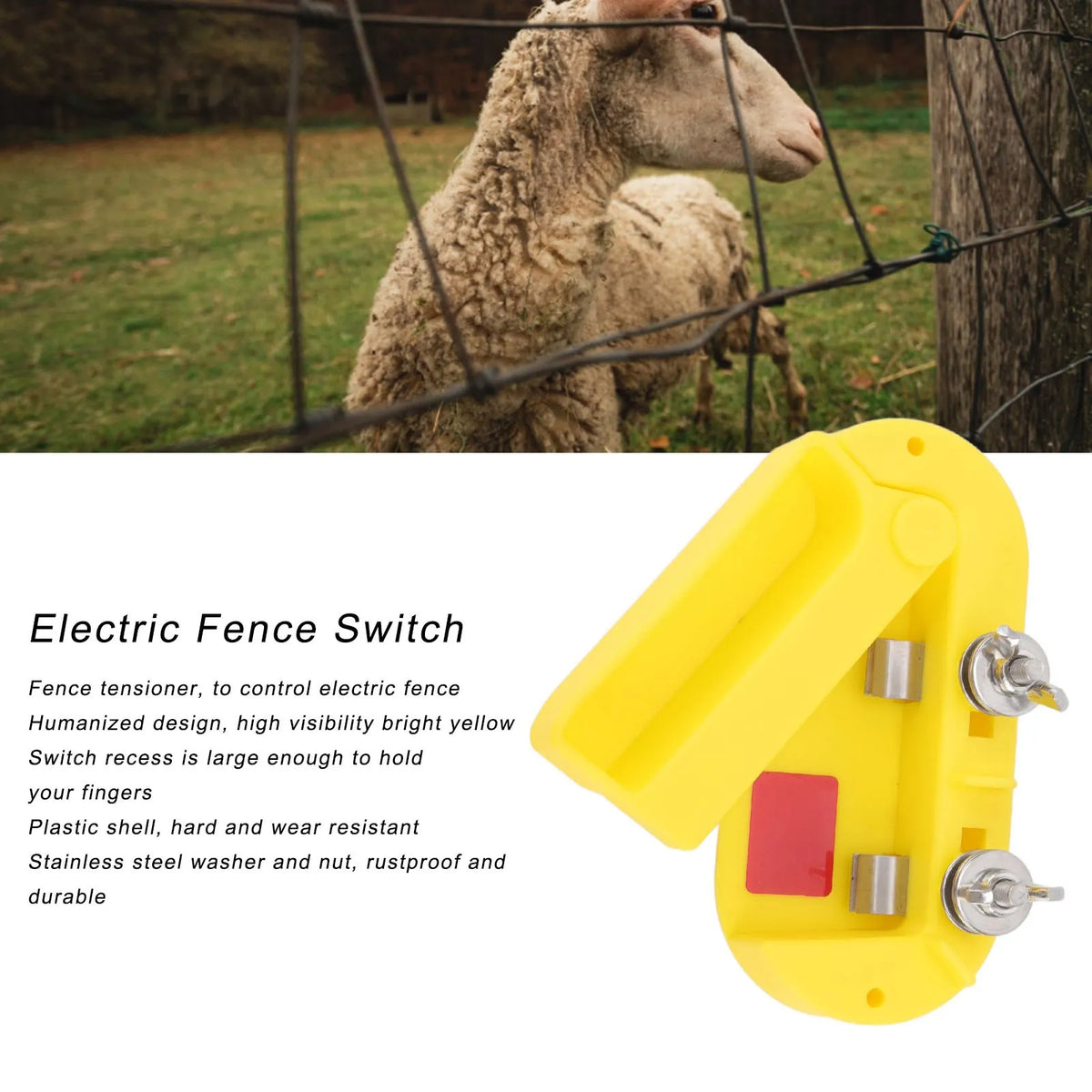 Hilitand Portable Plastic Electric Fence Wire Tensioner For Livestock Farm