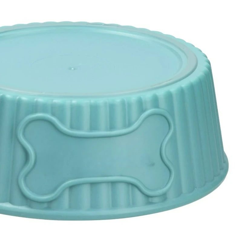 Small 2.2-Cup Pet Bowl, Teal，2.2-cup capacity, with 17.8 fl oz water capacity, helps you gauge portions in a small bowl.