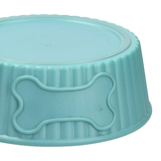 Small 2.2-Cup Pet Bowl, Teal，2.2-cup capacity, with 17.8 fl oz water capacity, helps you gauge portions in a small bowl.